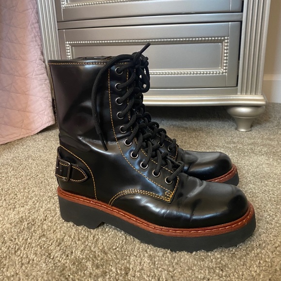 coach moto hiker boot